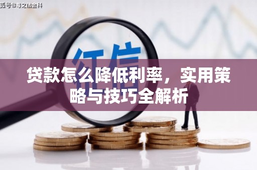 青铜峡贷款怎么降低利率，实用策略与技巧全解析