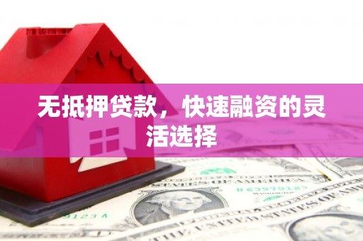 青铜峡无抵押贷款，快速融资的灵活选择