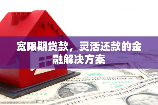 青铜峡宽限期贷款，灵活还款的金融解决方案