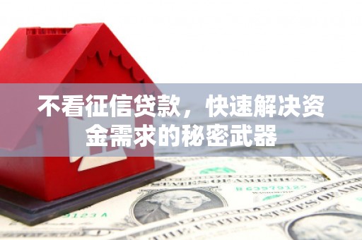 青铜峡不看征信贷款，快速解决资金需求的秘密武器