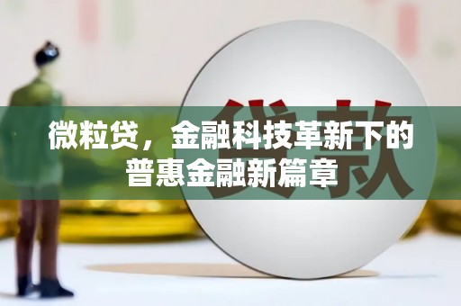 青铜峡微粒贷，金融科技革新下的普惠金融新篇章